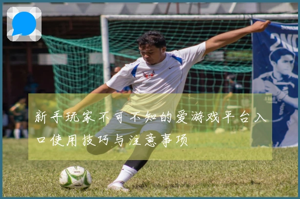 新手玩家不可不知的爱游戏平台入口使用技巧与注意事项